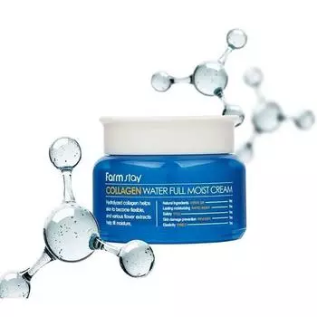 FARMSTAY COLLAGEN WATER FULL MOIST CREAM, Антивозрастной, Kbeauty, Корейская косметика, образец