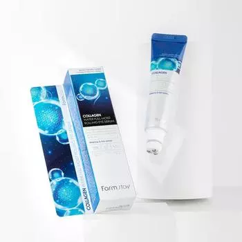 FARMSTAY Collagen Waterfull Moist Rolling Eye Serum 25 мл