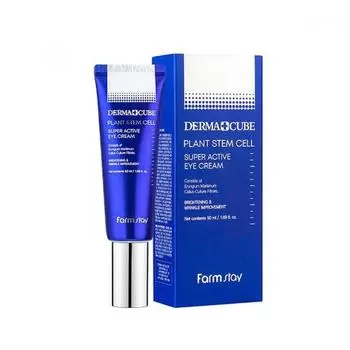 Farmstay Dermacube Суперактивный крем для век со стволовыми клетками растений 50 мл