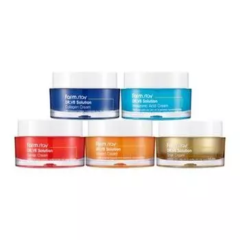 FARMSTAY DR-V8 SOLUTION CREAM #COLLAGEN #HYALURONIC ACID, Увлажнение, Корейская косметика, Kbeauty, образец Collagen