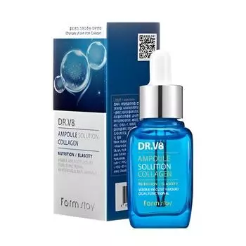 Farmstay Dr.V8 Solution Коллагеновая ампула 30 мл 30ml X 1PCS