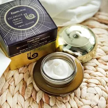 FARMSTAY ESCARGOT NOBLESSE INTENSIVE CREAM, Антивозрастной, Kbeauty, Корейская косметика, образец