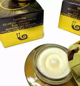 FARMSTAY ESCARGOT NOBLESSE INTENSIVE EYE CREAM, Антивозрастной, Kbeauty, Корейская косметика, образец