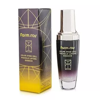 FARMSTAY GRAPE STEM CELL WRINKLE LIFTING ESSENCE, Антивозрастной, Kbeauty, Корейская косметика, образец