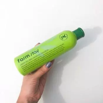 FARMSTAY GREEN TEA SEED MOISTURE EMULSION, Увлажнение, Корейская косметика, Kbeauty, образец