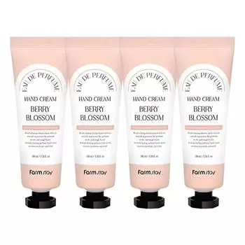 Farmstay Парфюмированная вода крем для рук Berry Blossom 100 мл X 4 шт. 100ml X 4PCS