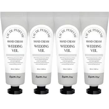 Farmstay Парфюмированная вода крем для рук Wedding Veil 100 мл X 4 шт. 100ml X 4PCS