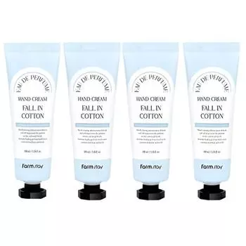 Farmstay Парфюмированный крем для рук Осень в хлопке 100 мл X 4 шт. 100ml X 4PCS