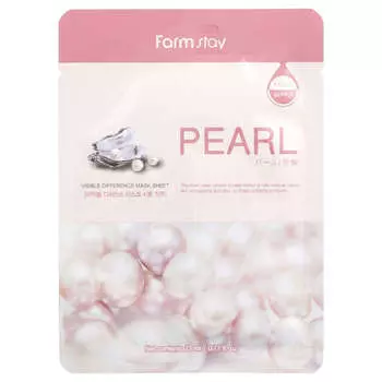 Farmstay, Pearl, Visible Difference Beauty Mask Sheet, 1 лист, 23 мл (0,77 жидких унций)