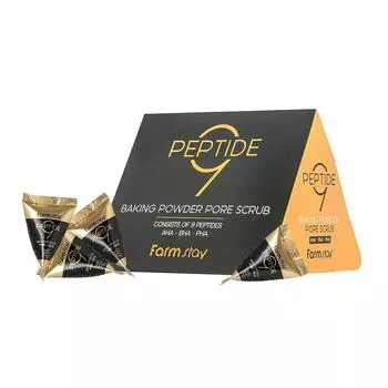 FARMSTAY Peptide 9 Разрыхлитель для скраба для пор 7 г x 25 шт.