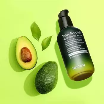 FARMSTAY REAL AVOCADO NUTRITION OIL SERUM, Антивозрастной, Kbeauty, Корейская косметика, образец