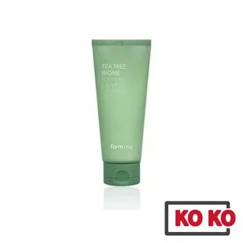 [Farmstay] Успокаивающее очищающее средство Tea Tree Biome с низким уровнем pH 180 мл