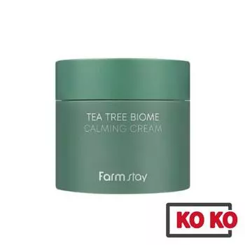 [Farmstay] Успокаивающий крем Tea Tree Biome 80 мл