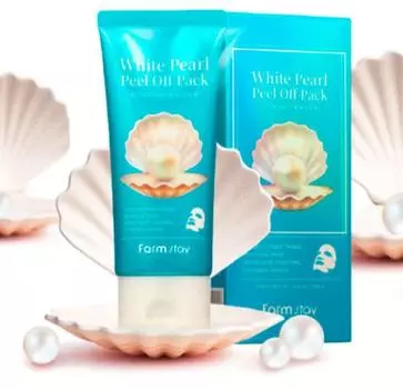 FARMSTAY WHITE PEARL PEEL OFF PACK, Увлажнение, Корейская косметика, Kbeauty, образец
