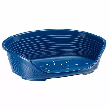 Farplast SIESTA DX 4 Dog Cat Washable Bed Plastic House Blue синий