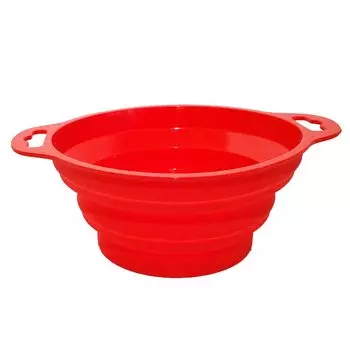 Farplast Yuppie M Folding Silicone Ball Portable Water Drinking Dog Cat Walk 0.5L