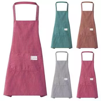 Фартук без рукавов для мужчин и женщин, кухонная бытовая полиэстеровая хлопковая милая модная блузка с защитой от загрязнения нефтью One Size кофейный