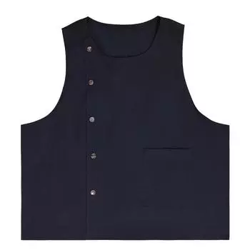 Фартук без рукавов из парусины, легко моется, легкий, водонепроницаемый, для официантов в кофейнях