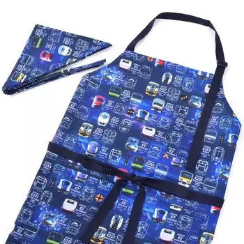 Фартук Candy, один размер, подходит для коллекции с треугольным лицом от воды без поезда для коммерциализации компанией JR, пятна от воды, морщины, без мальчиков NP102320 [Цветной