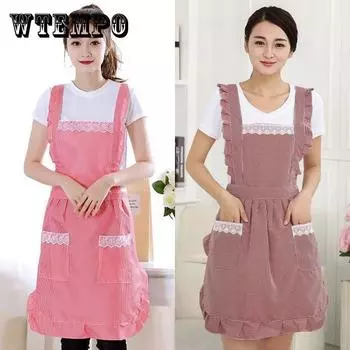 Фартук для домашней кухни Водонепроницаемый, маслостойкий, дышащий и удобный комбинезон Симпатичные японские мужчины и женщины могут готовить на поясе One size