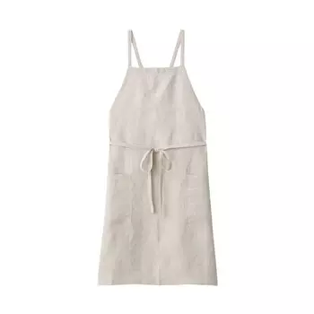 Фартук для кафе MUJI Hemp Plain, универсальный, один размер, подходит большинству 12835745
