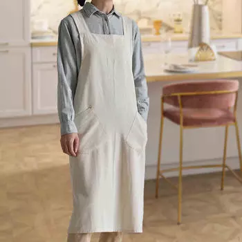 Фартук для мастерской по искусству и домашним проектам белый
