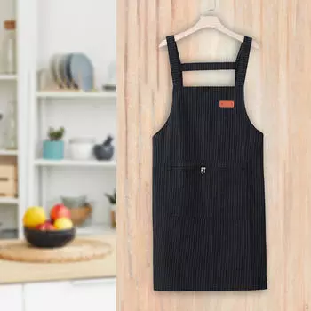 Фартук для общественного питания, салонный, хлопковый, машинная стирка, садоводство, парикмахер, дышащий, для