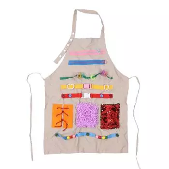 Фартук для пожилых людей с деменцией, облегчение тревожности, многофункциональные одеяла для пожилых людей с деменцией, сенсорная игрушка-фартук для пожилых людей