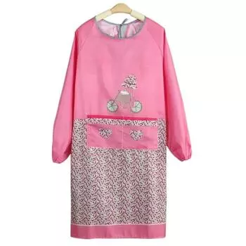 Фартук для приготовления пищи с длинными рукавами и защитой от пыли, маслостойкий чехол для приготовления пищи, одежда, кухонный фартук для ресторана