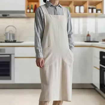 Фартук для рисования, мастерская, легкий столярный столяр, японский язык для барбекю белый