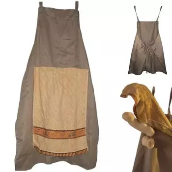 Фартук для шеф-повара с приколом для мужчин, креативный фартук с карманом-сюрпризом, подарок-кляп с карманом-сюрпризом для взрослых, кухонный комедийный аксессуар 1pc