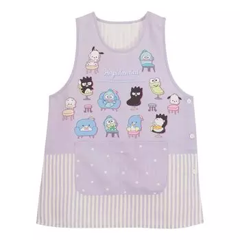 Фартук Hapidanbui Character Nursery Teacher Quick Dry Wrinkless Buttons Side Buttons 45344 [Nishiki] Женский