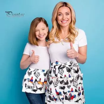 Фартук и корзина для яиц для детей, легкий дышащий холщовый фартук для кур, удобный фермерский фартук, подарок для любителей домашней птицы S жёлтый