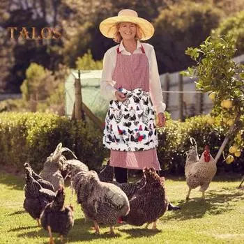Фартук и корзина для яиц для детей, легкий дышащий холщовый фартук для кур, удобный фермерский фартук, подарок для любителей домашней птицы S жёлтый