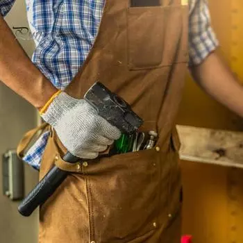 Фартук из холста, маслостойкий кухонный фартук для мужчин и женщин, модный фартук для взрослых, кофейный фартук с карманами для ресторана, домашней кухни, отеля армия зеленый