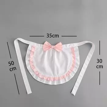 Фартук кухонный бант милая девичья мода японский Харадзюку Лолита универсальные фартуки для косплея многофункциональные ресторанные бытовые белый