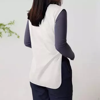 Фартук-нагрудник для мытья посуды, сада, женщин, мужчин, рукоделия белый