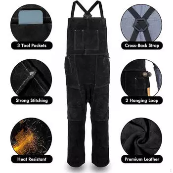 Фартук Разделение Ног Магазин Моды Легкая Защита Колена Рабочая Одежда Работа Для Взрослых Художников коричневый