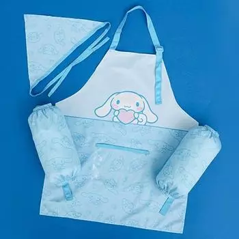 Фартук с циннамороллом для девочек Sanrio + медовый тоши + комплект банданы PP134