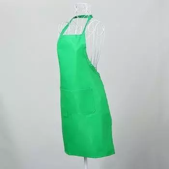 Фартук с карманами из утолщенного хлопка и полиэстера для кулинарии, кухни, ресторана