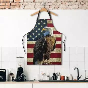 Фартук с карманами, нагрудные фартуки с принтом и регулируемым шейным ремешком, водонепроницаемый фартук для A