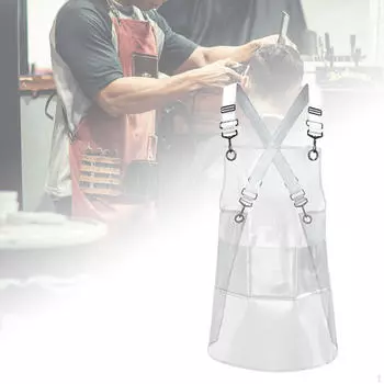 Фартук с регулируемыми лямками и карманом Yellow 60cm