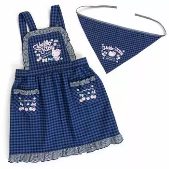 Фартук Sanrio Hello Kitty Kids с треугольной перевязью (Проверьте) 110см