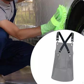Фартук шеф-повара, маслостойкие регулируемые ремни, кухонный фартук, краска из ТПУ для арт-ресторана