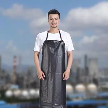 Фартуки из композитной ткани Оксфорд черного и красного цвета, водонепроницаемые, маслостойкие, кислото- и щелочестойкие, защитные принадлежности из ПВХ, новые