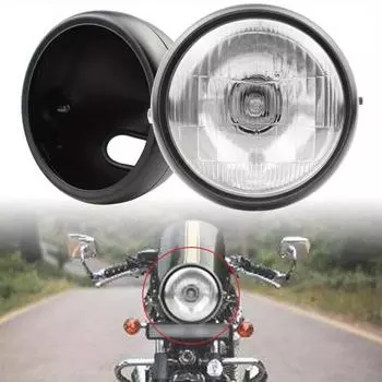 Фары Harley Лампа Shell Мотоциклетная модернизация Лампа Shell Фары мотоциклетная модернизация Лампа Shell чёрный