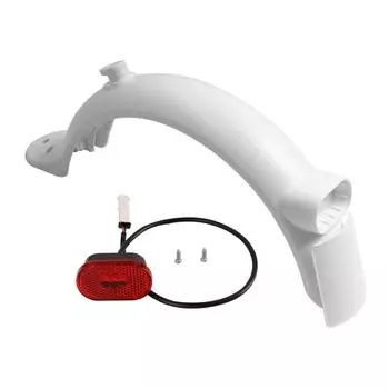 Фары и заднее крыло для электроскутера M365 Pro2, заднее крыло, светодиодный задний фонарь, комбинированный аксессуар для электроскутера белый