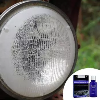 Фары восстановленные средство для технического обслуживания автомобильные фары ремонт жидкость для автомобильных фар покрытие царапины полировка очиститель комплект с губкой