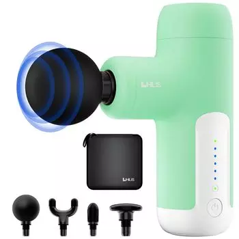 Fascia Release Gun Последняя акция Lihilis Handy AI Auto Mode 6 уровней Сильная вибрация 340 г Сверхлегкий Быстрая зарядка 4000 мАч Высокая емкость Использование для зелёный