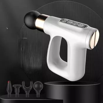 Фасциальный пистолет, массажер для мышц, фитнес-пистолет, маска для шеи, пистолет для снятия электрической релаксации, мышечная мембрана через мембранный инструмент English manual